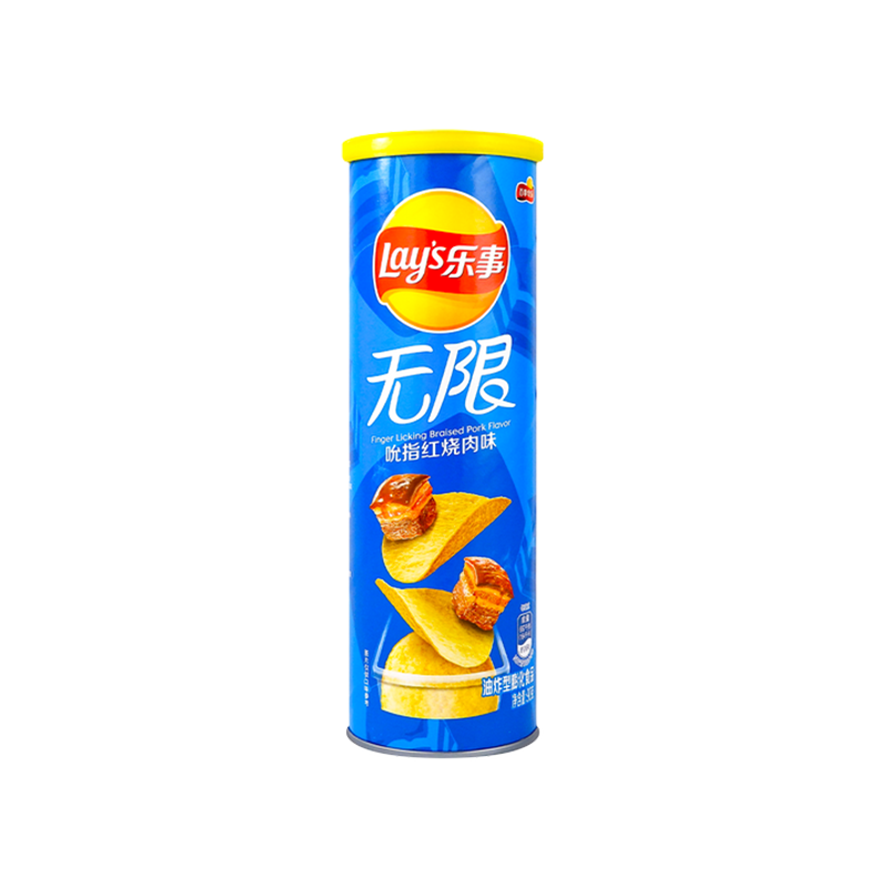 Lay's Canned Barrel Potato Chips 104g （Braised Pork）