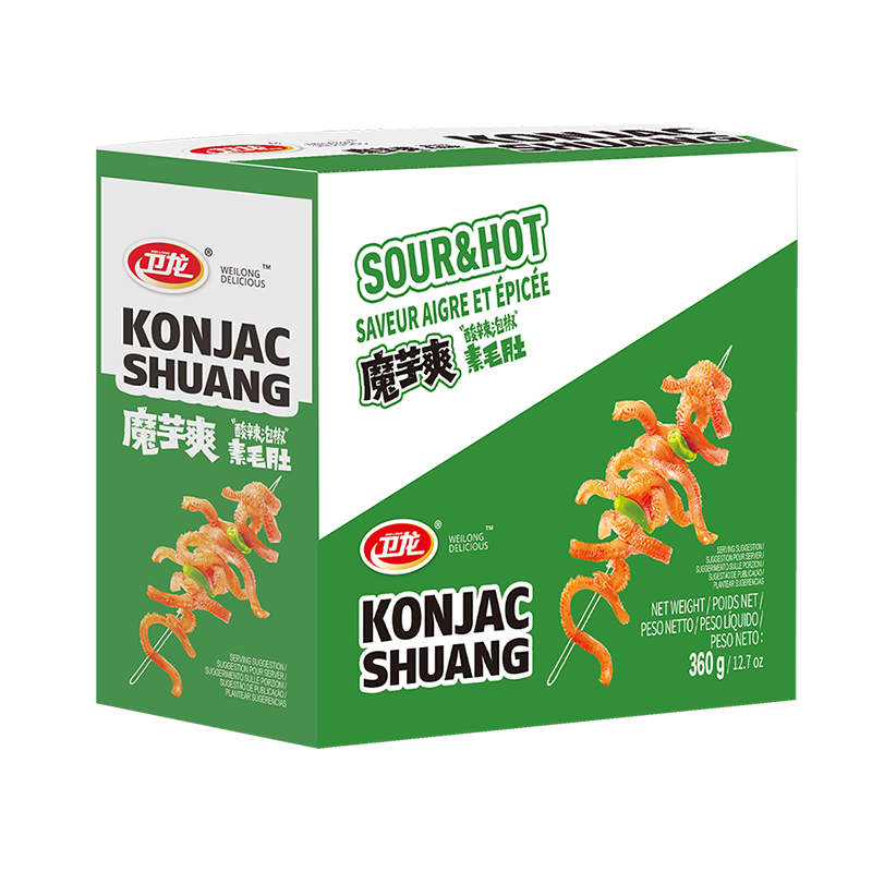 Wei Long HOT Konjac(Hot & Sour) 18g×20bags