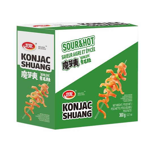 Wei Long HOT Konjac(Hot & Sour) 18g×20bags