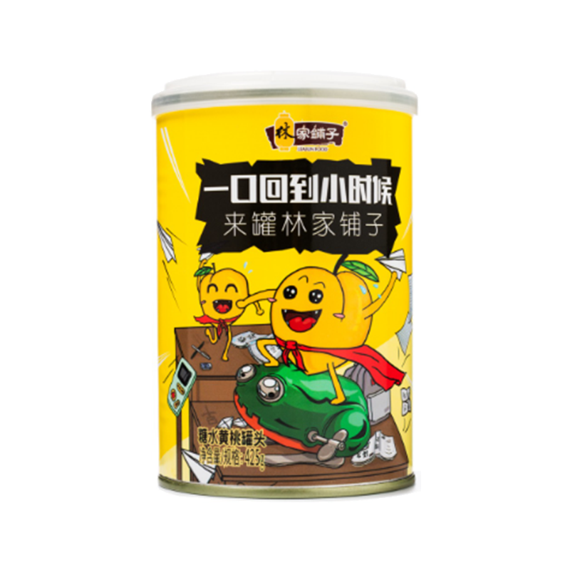 Leasun Food Yellow Peach in Syrup 425g