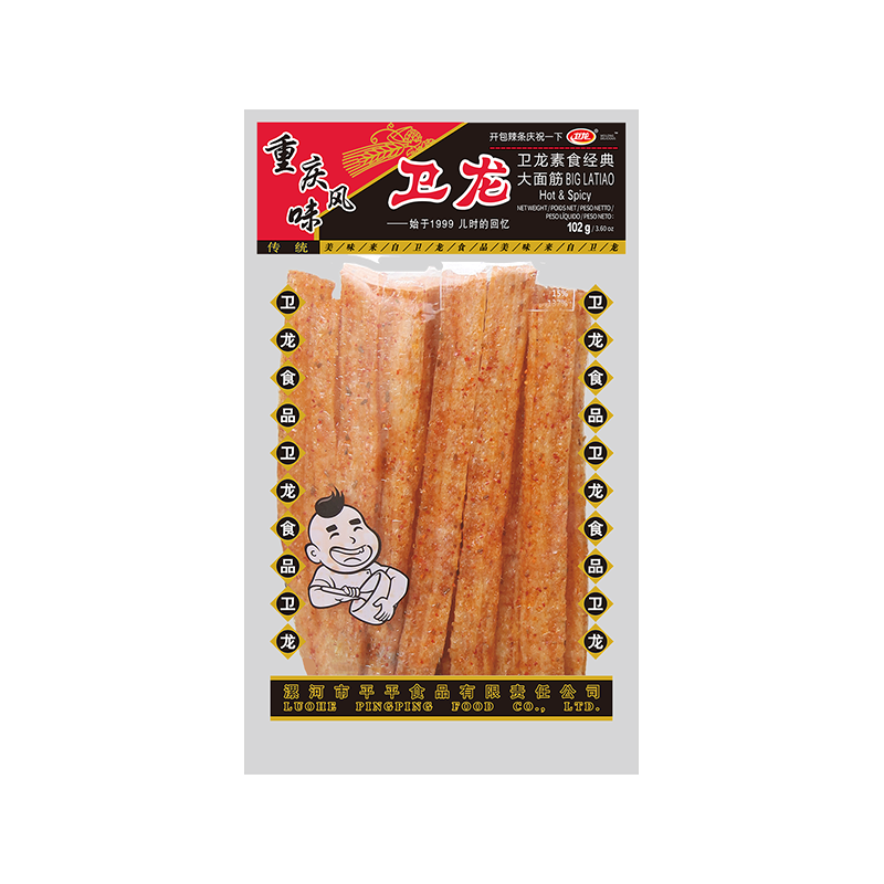 Wei Long Big Latiao Hot & Spicy 102g