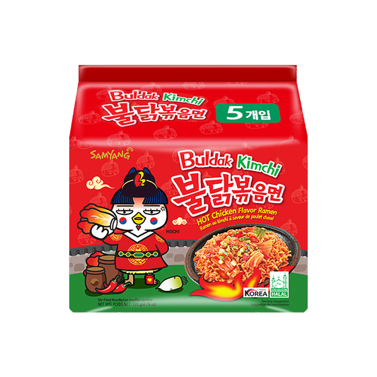 Samyang Artificial Spicy Chicken Fla Ramen Kimchi 135g×5bags