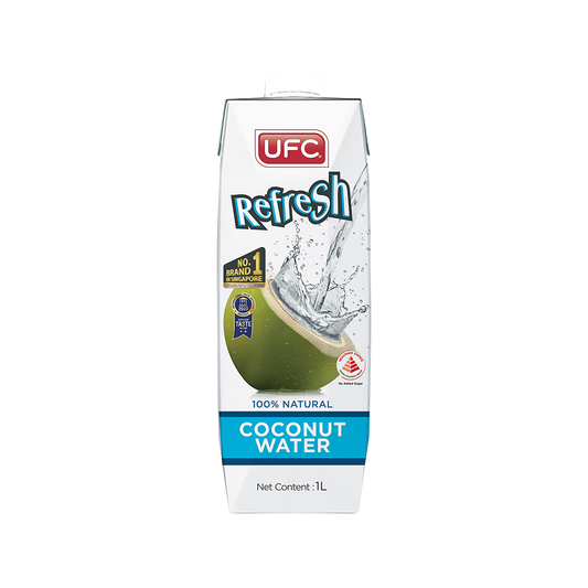 UFC Refresh 100% Natural Coconut Water， 1L